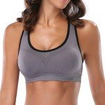Mirity Women's High Impact Racerback Sports Bras - 2 Pack