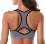 Mirity Women's High Impact Racerback Sports Bras - 2 Pack