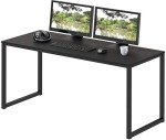 Black 48-Inch SHW Home Office Computer Desk