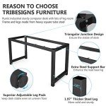 47-Inch Modern Vintage Computer Desk for Home Office