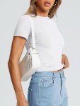 Trendy Women's Summer Crop Top - Y2K Style