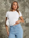 Trendy Women's Summer Crop Top - Y2K Style