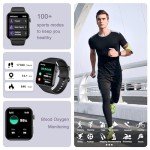 IOWODO Smart Watch with Call, Health & Sports Features