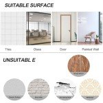 JEOYOO 8-Pack Frameless Full-Length Mirror Tiles