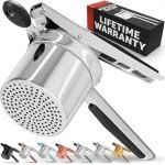 PriorityChef 15oz Stainless Steel Potato Ricer & Masher