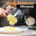 PriorityChef 15oz Stainless Steel Potato Ricer & Masher