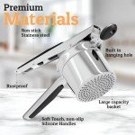 PriorityChef 15oz Stainless Steel Potato Ricer & Masher