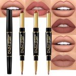 3-Piece Matte Lip Liner & Lipstick Set