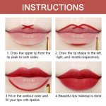 3-Piece Matte Lip Liner & Lipstick Set
