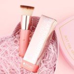 DUcare Flat Top Kabuki Foundation Brush, Pink