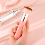 DUcare Flat Top Kabuki Foundation Brush, Pink