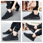 Men's Ultra Lightweight All Black Running Sneakers