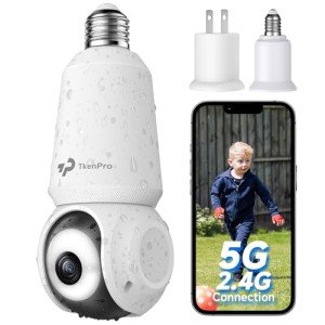 Wireless 2K Outdoor Security Camera with 360° Tracking