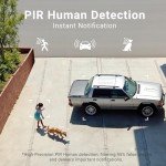 Laview 2K Wireless Solar Security Camera with Night Vision