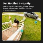 Wireless 2K Outdoor Security Camera with AI Detection