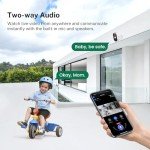 Wireless Outdoor Security Camera with AI Detection