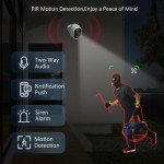 Wireless 2K Outdoor Security Camera with AI