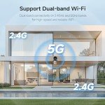 Wireless 2K Outdoor Security Camera with 360° Tracking