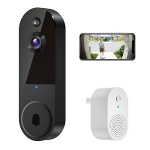 HotFun Wireless 1080P Video Doorbell with AI Detection