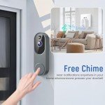 Guggre 1080P Wireless Video Doorbell Camera