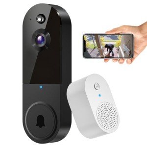 1080P Wireless Video Doorbell with AI Detection