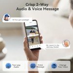 MUBVIEW 2K Wireless Dual Doorbell Camera with AI