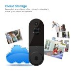 HotFun Wireless 1080P Video Doorbell with AI Detection