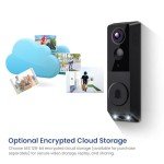 BoldFlex AI Video Doorbell with Dual Cameras