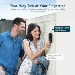 ClipBlur 1080p Wireless Smart Doorbell Camera