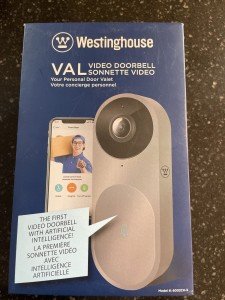 Silver WiFi Video Doorbell with Chime – 6002CH-S