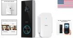 Wireless Doorbell Camera - Alexa Compatible & Long Battery