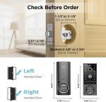 D1 Max Smart Lock: 2K Camera & Fingerprint Access