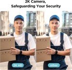 D1 Max Smart Lock: 2K Camera & Fingerprint Access