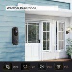 Wireless Smart Video Doorbell with AI Alerts