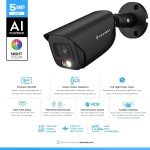 Amcrest AI Outdoor Bullet IP PoE Camera