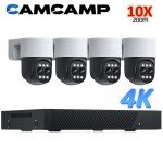 360° 8CH 4K AI Security Camera System