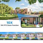 360° 8CH 4K AI Security Camera System