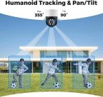 360° 8CH 4K AI Security Camera System