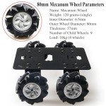 Smart 4WD Mecanum Wheel Car Chassis Kit