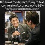 Real-Time 3-in-1 AI Translation Earbuds