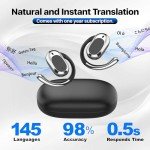Multilingual AI Translation Earbuds for Travel & Meetings