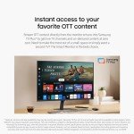 SAMSUNG 32-Inch 4K UHD Smart Monitor with AI