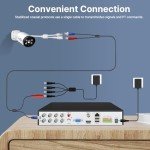 Hiseeu 4K Wired Security Camera System with Audio