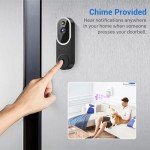 HotFun Wireless Smart Video Doorbell with AI Alerts