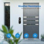 HotFun Wireless Smart Video Doorbell with AI Alerts