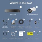 Hiseeu 4K Wired Security Camera System with Audio