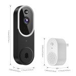 HotFun Wireless Smart Video Doorbell with AI Alerts