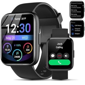 AI Smartwatch for Calls, Fitness & Notifications