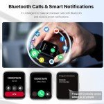 AI Smartwatch for Calls, Fitness & Notifications