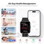 AI Smartwatch for Calls, Fitness & Notifications